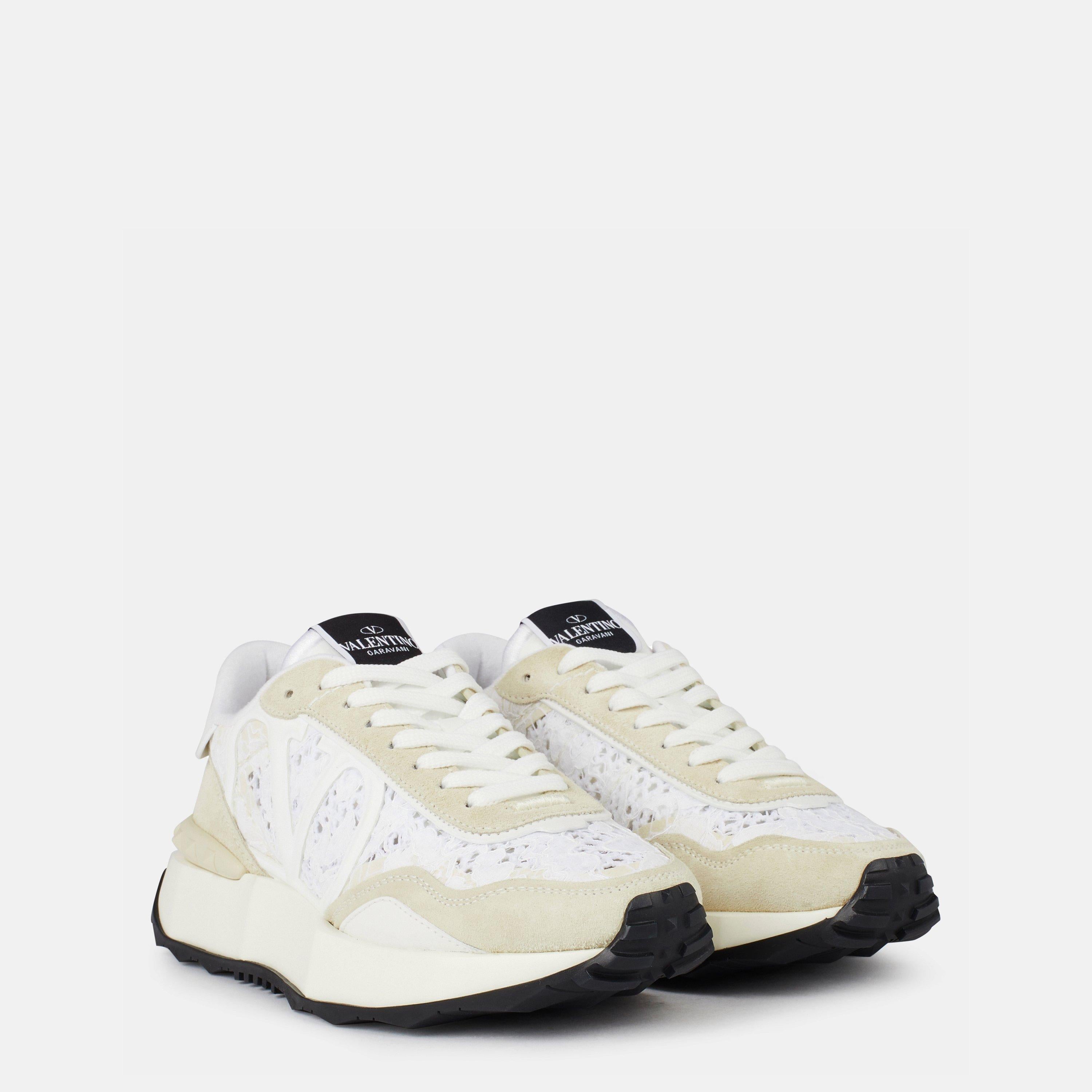 Lace And Mesh Lacerunner Trainers