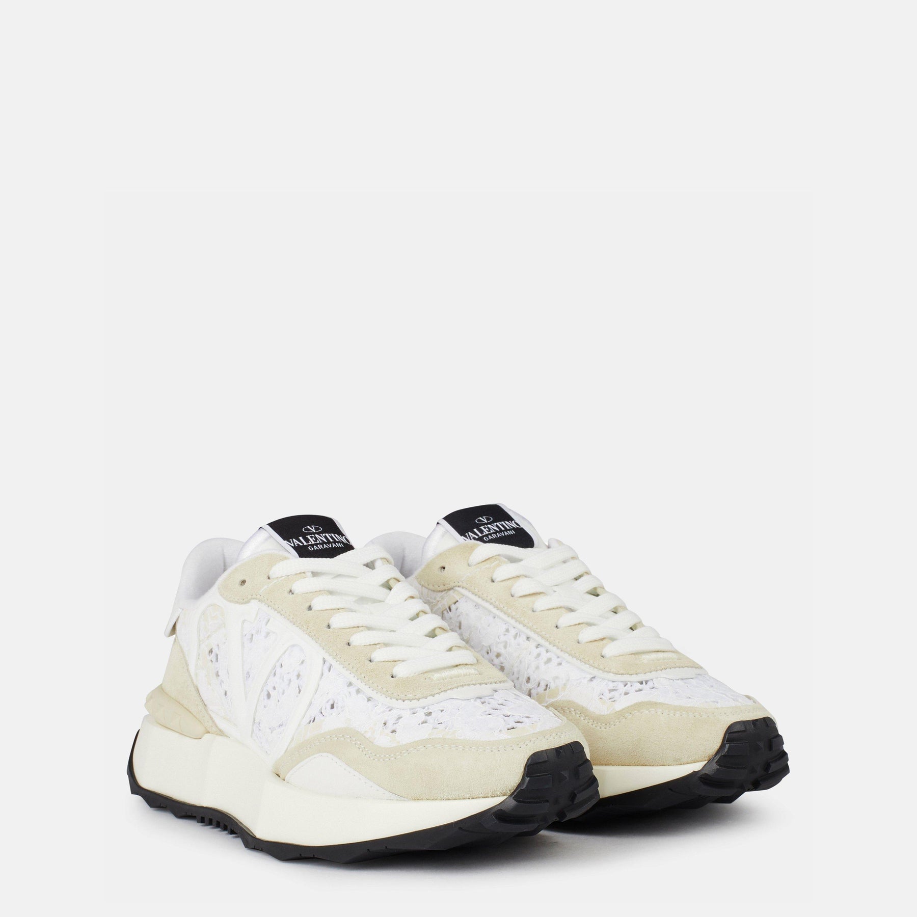 Lace And Mesh Lacerunner Trainers