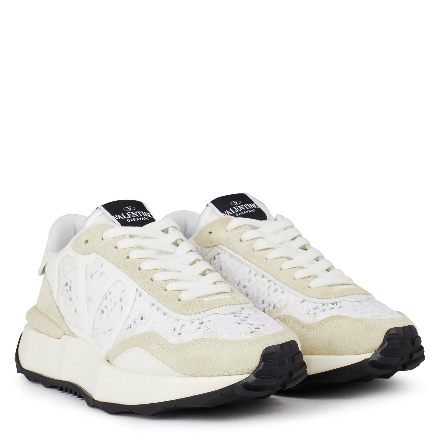 Lace And Mesh Lacerunner Trainers