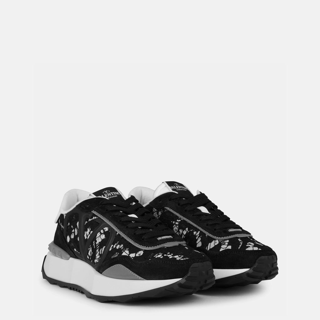 Lace And Mesh Lacerunner Trainers