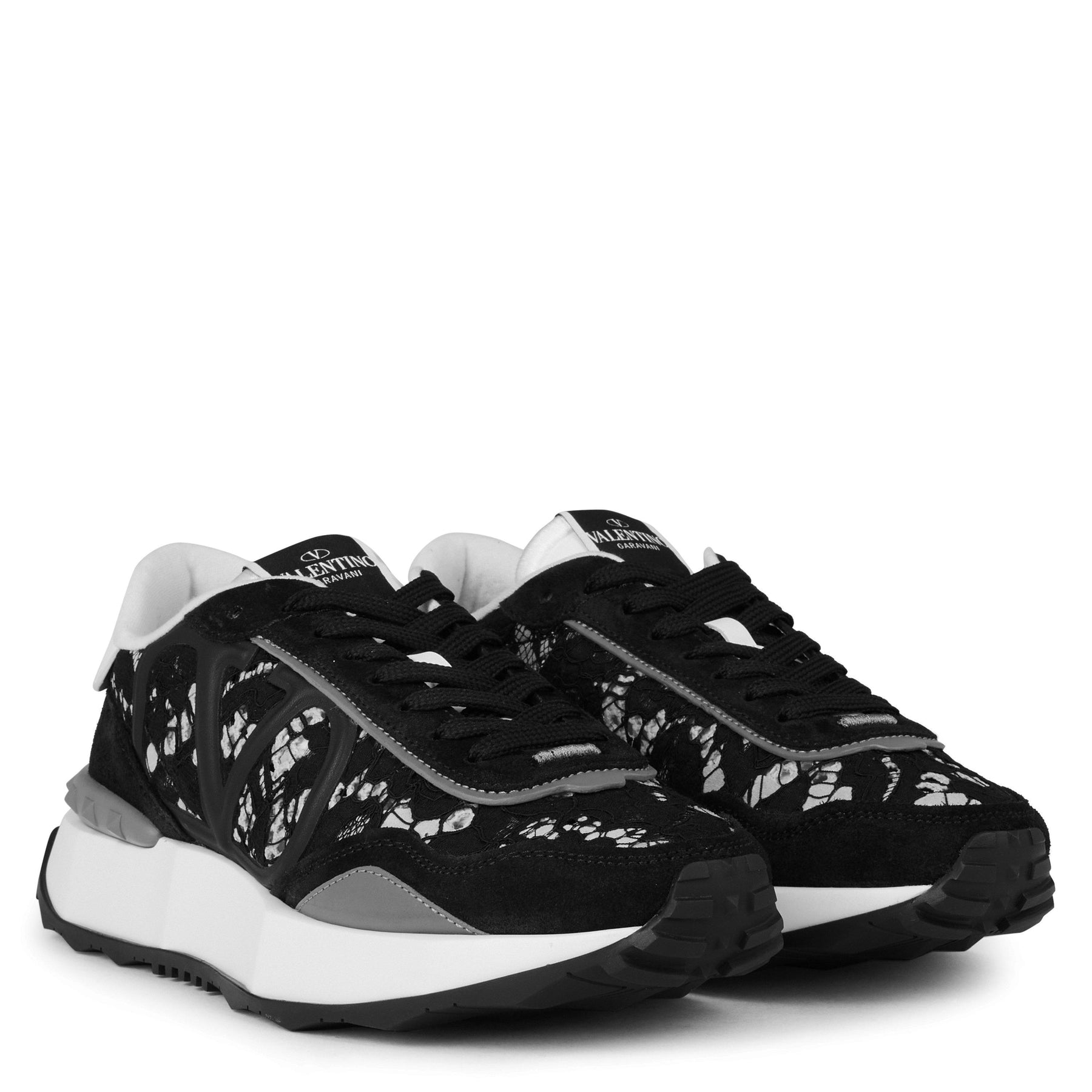 Lace And Mesh Lacerunner Trainers