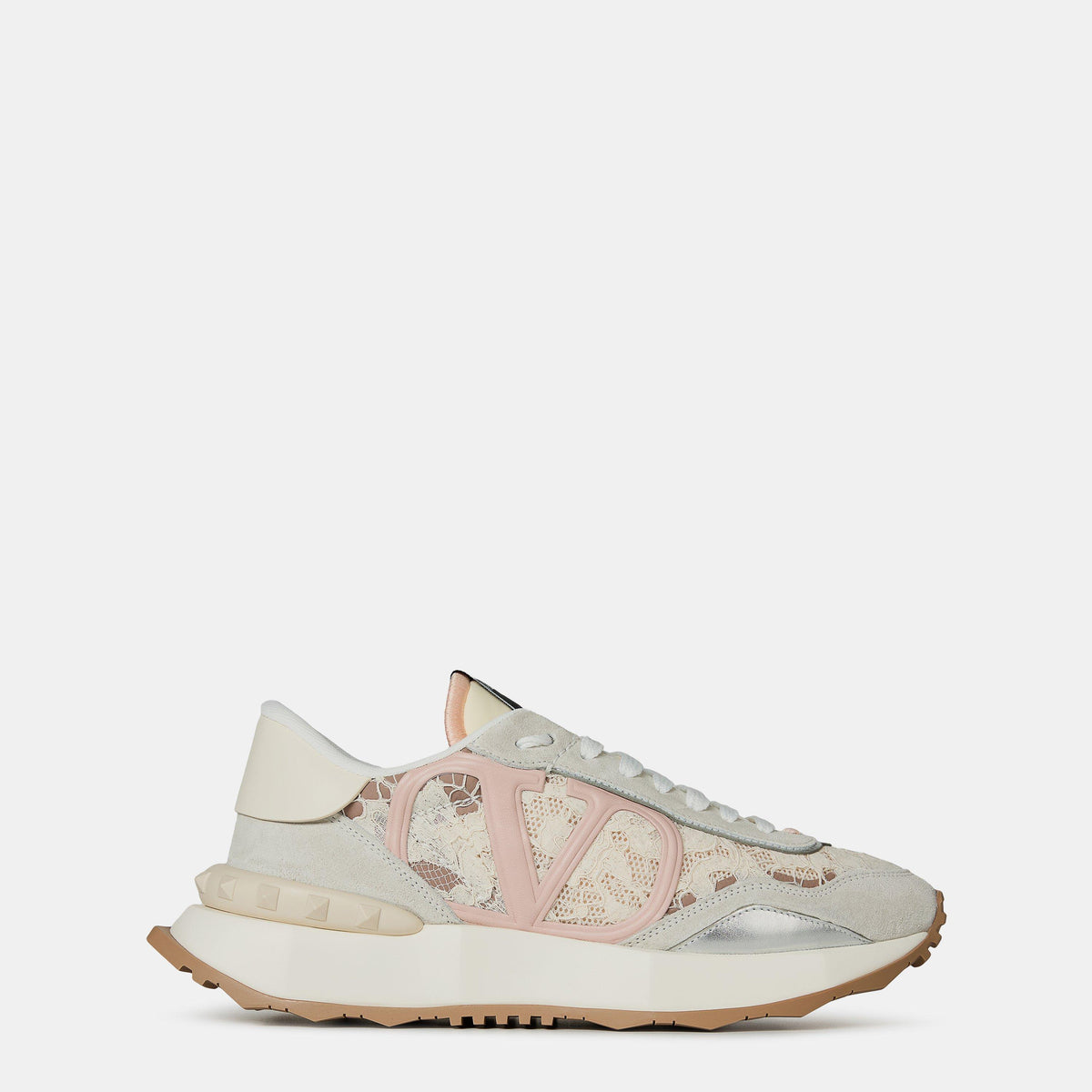 Lace And Mesh Lacerunner Trainers