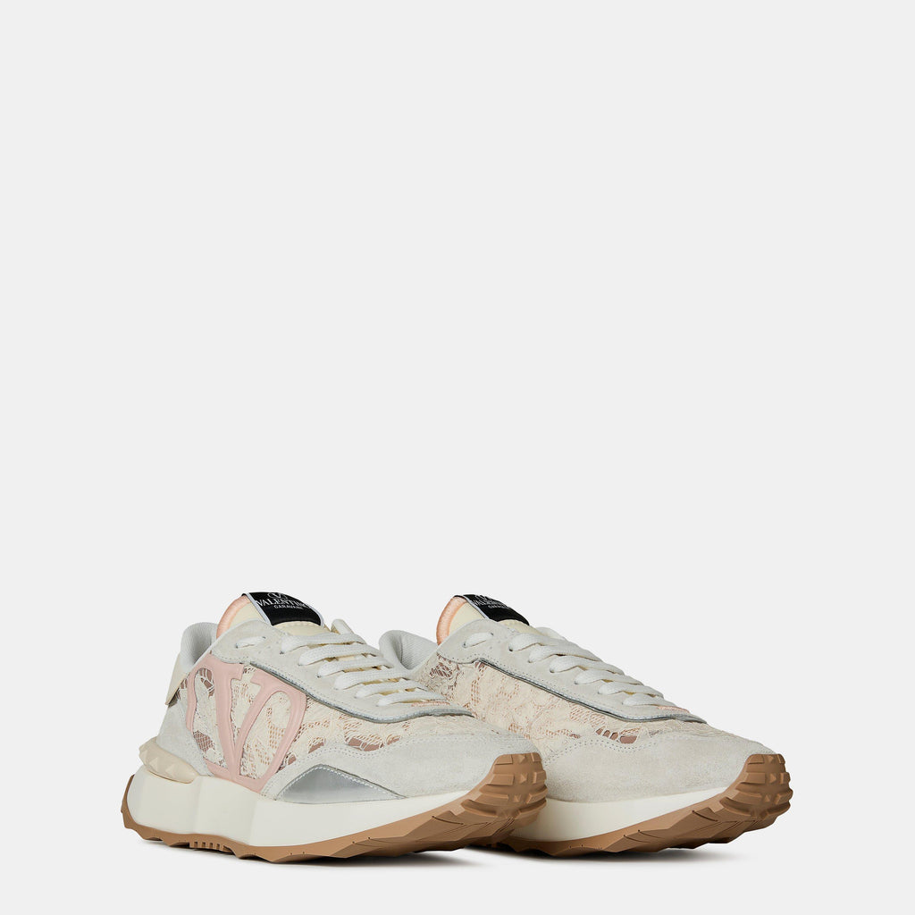 Lace And Mesh Lacerunner Trainers