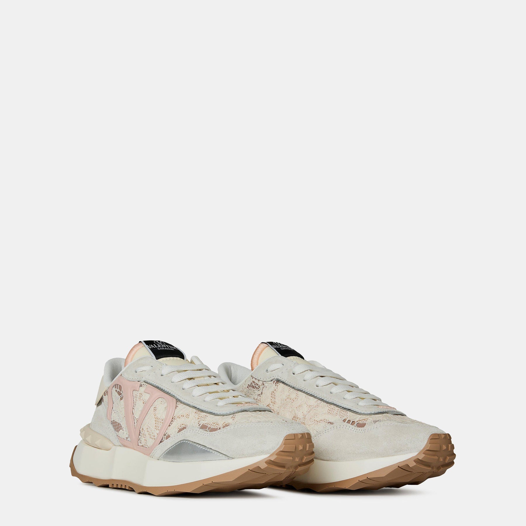 Lace And Mesh Lacerunner Trainers