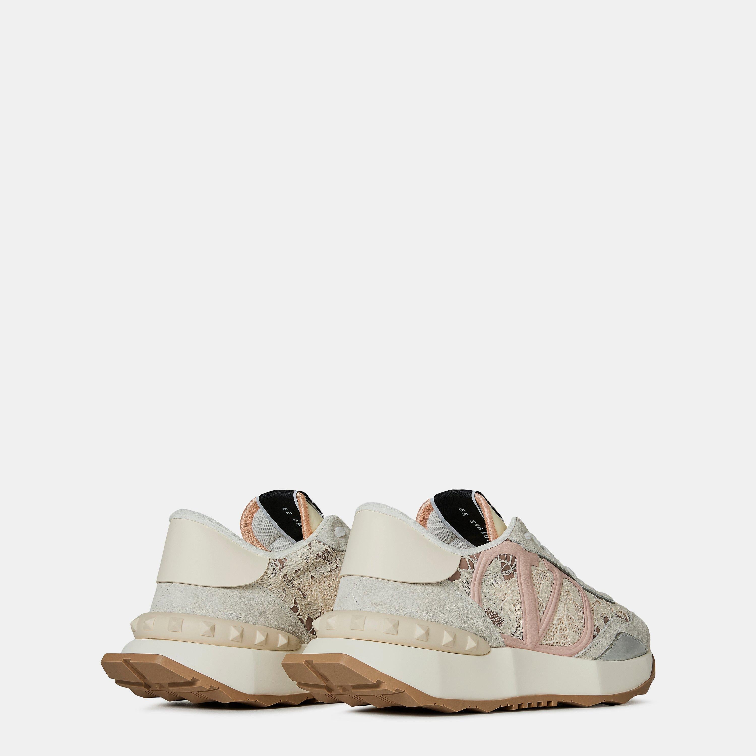 Lace And Mesh Lacerunner Trainers