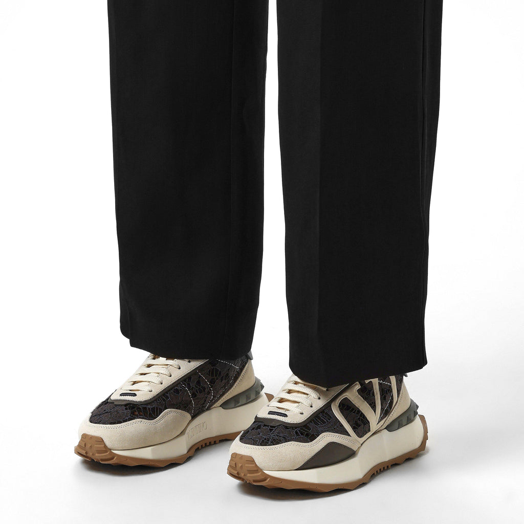 Lace And Mesh Lacerunner Trainers