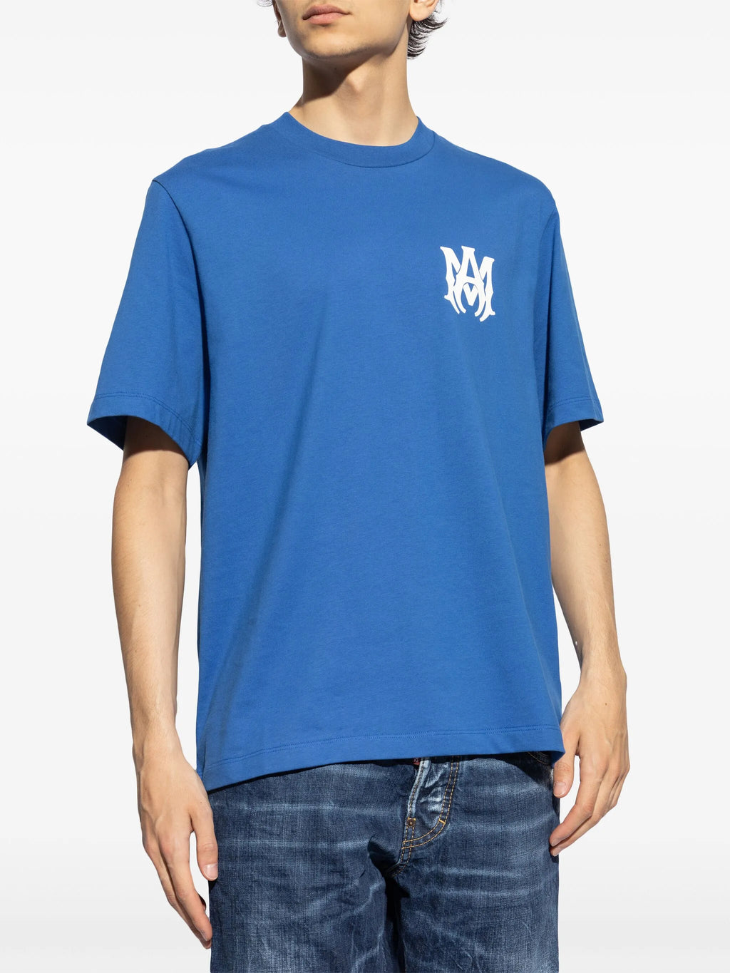 Amiri MA Core Printed T-Shirt in Blue