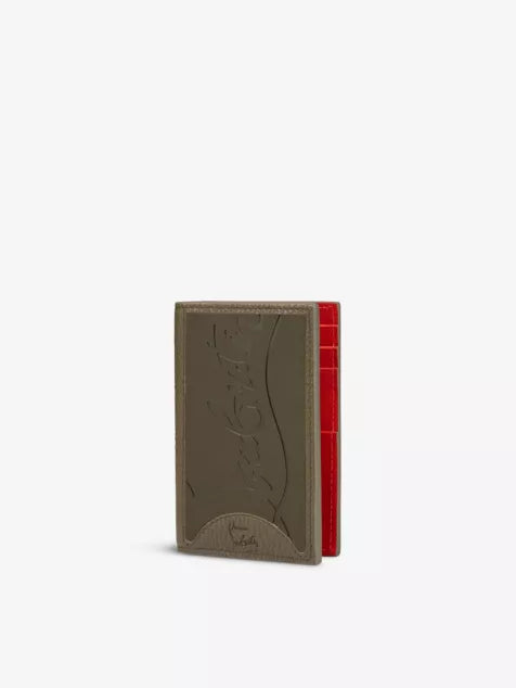 Sifnos logo-embossed leather billfold card holder