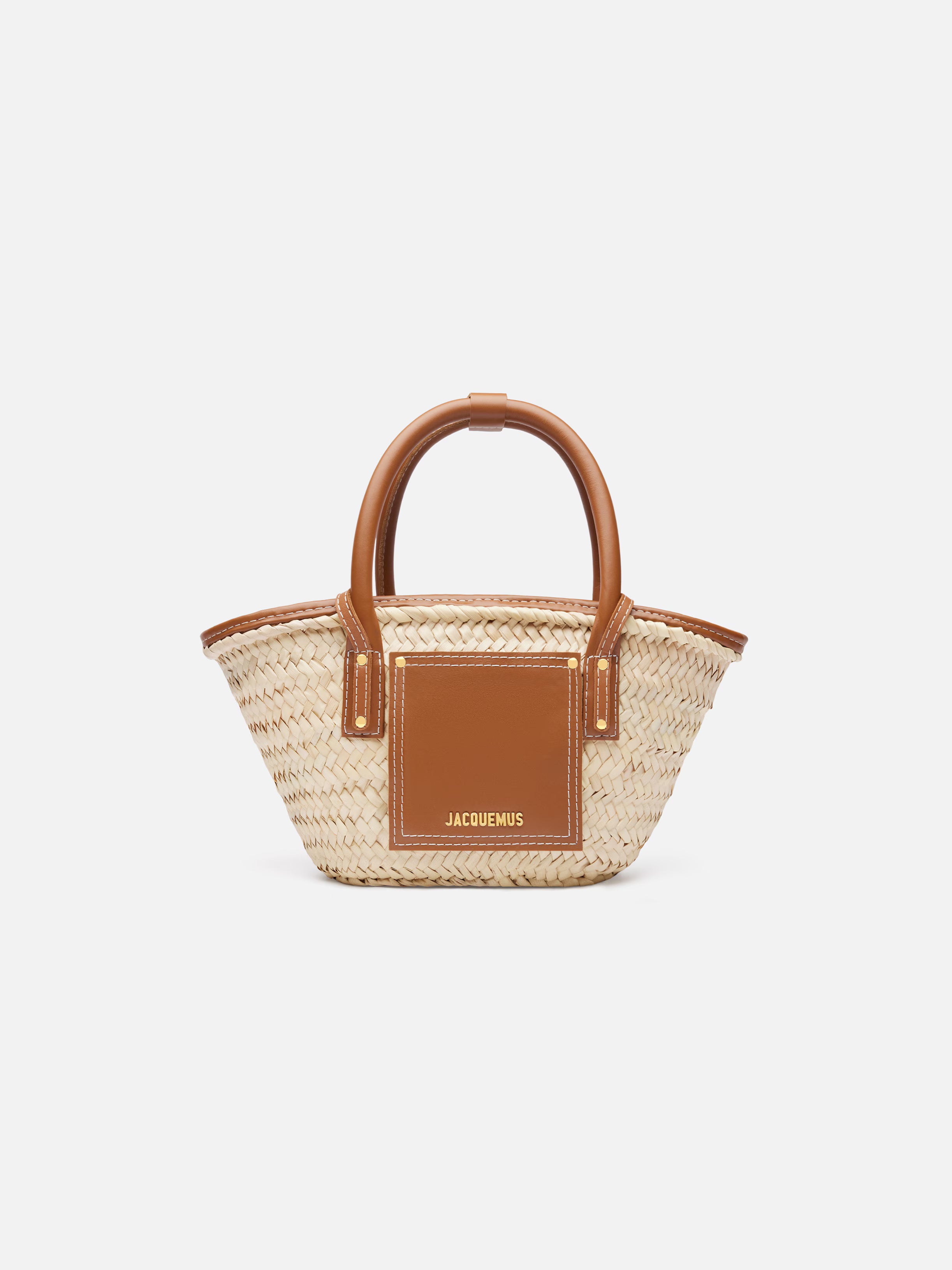The small Soli basket Mini beach basket bag.