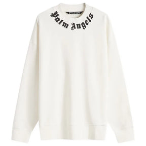 Palm Angels Neck Logo Sweatshirt