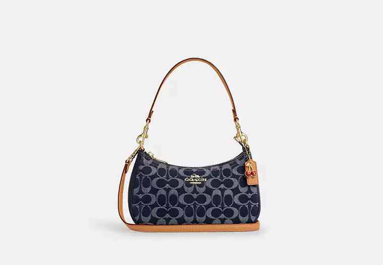 Coach Teri Shoulder Bag In Signature Denim - Bags | Shop From The Mirage