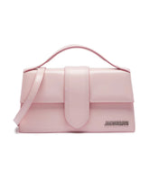 Pink Shoulder Bag with Flap Closure