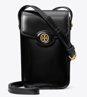 Tory Burch ROBINSON SPAZZOLATO PHONE CROSSBODY - Wallets | Shop From The Mirage