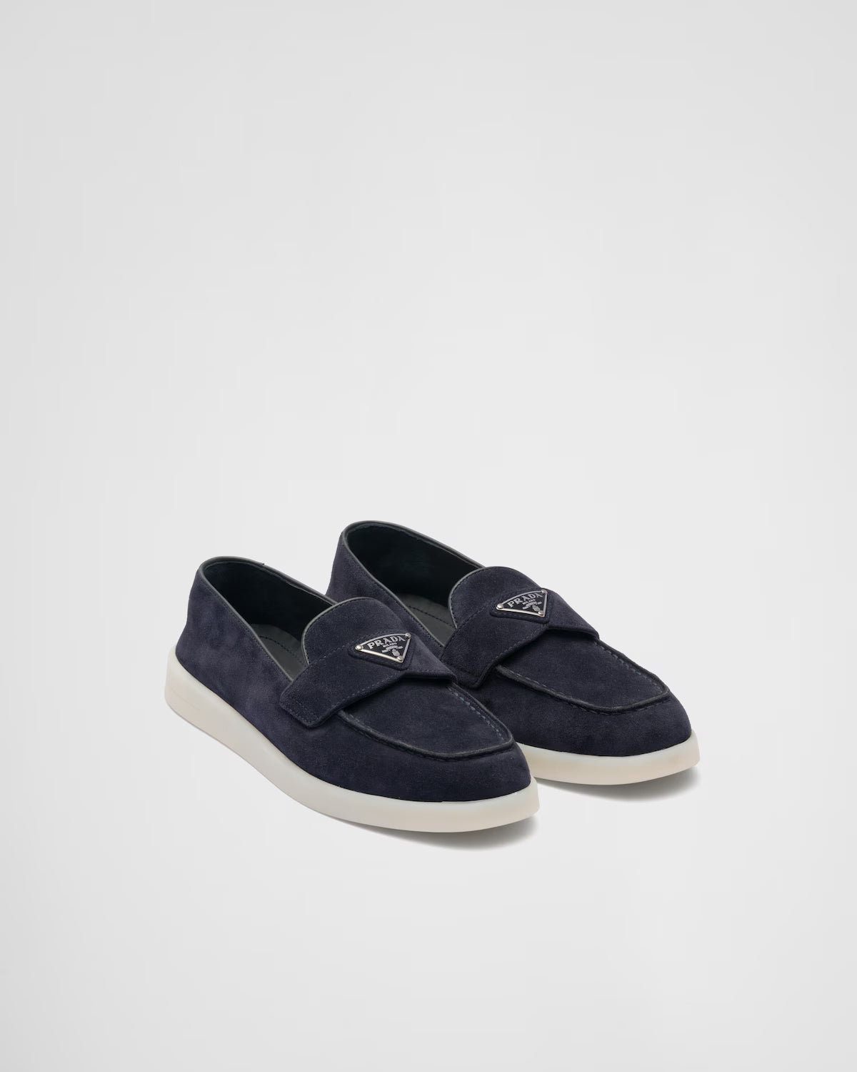 Suede leather loafers