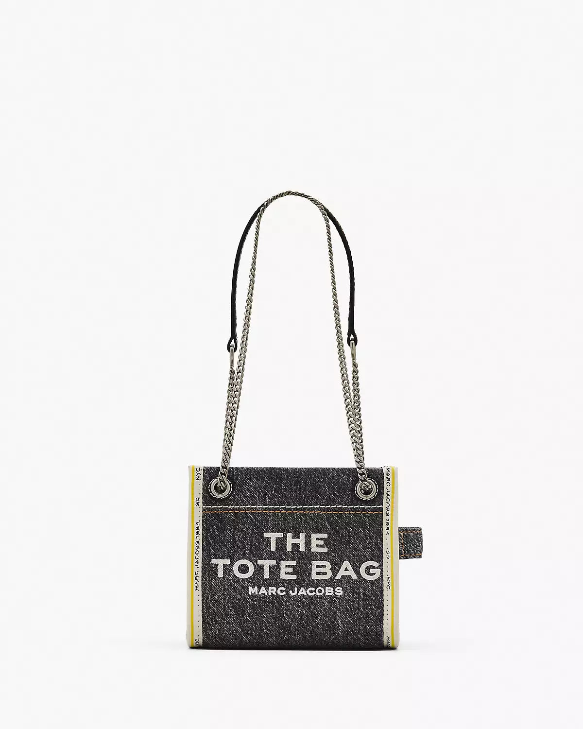 The Denim Chain Crossbody Tote Bag