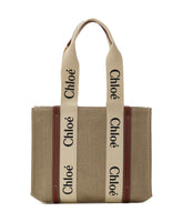 Large Woody Linen Tote Bag