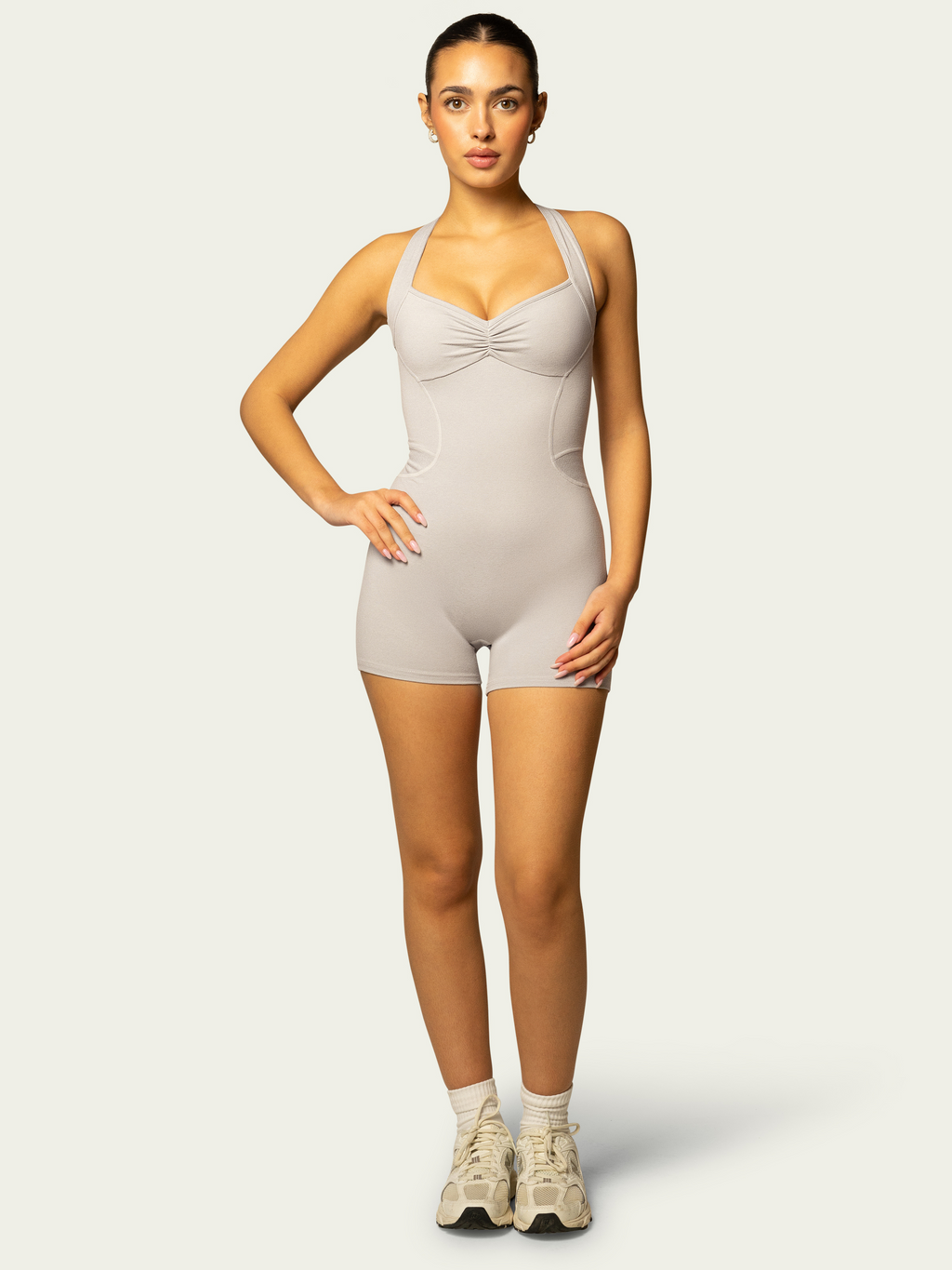 The Sculpt Shortie / Heather-Grey