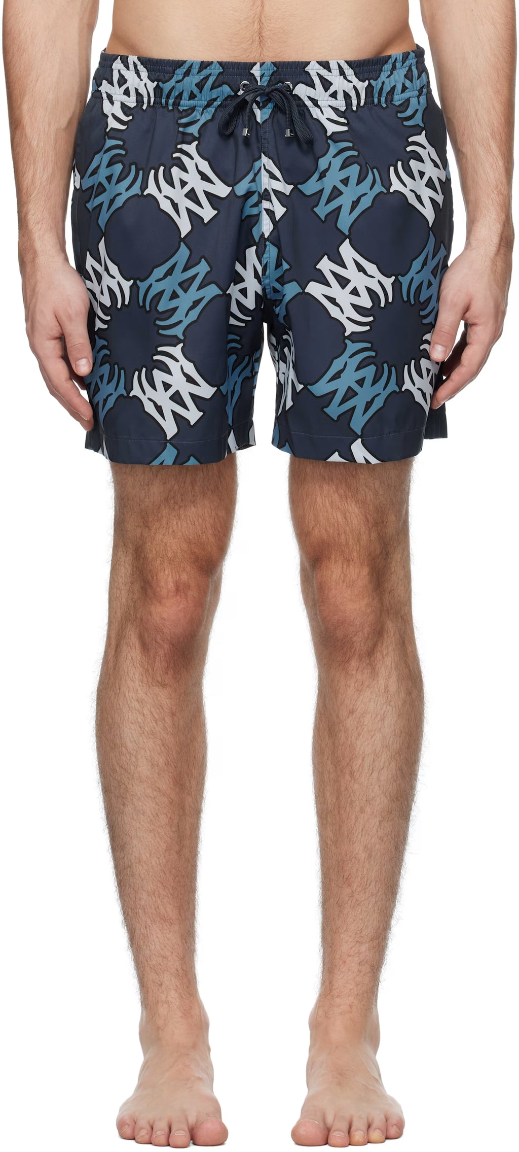 Navy MA Quad Swim Shorts