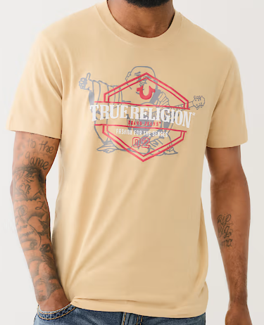 TRUE RELIGION HORSESHOE LOGO TEE