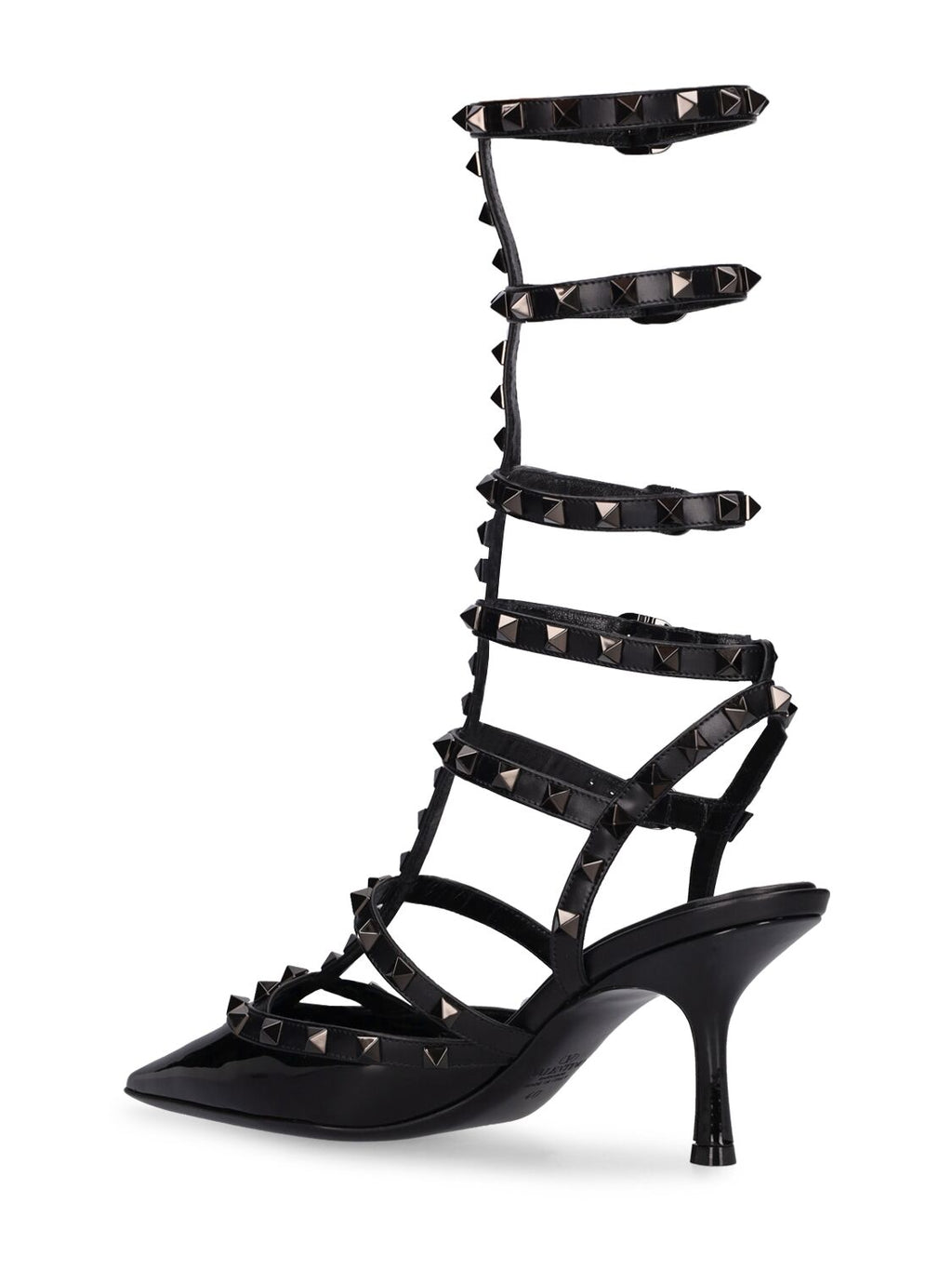 Valentino Garavani Valentino Garavani 70mm Rockstud patent leather pumps - Size: UK 2 Heels | Shop From The Mirage