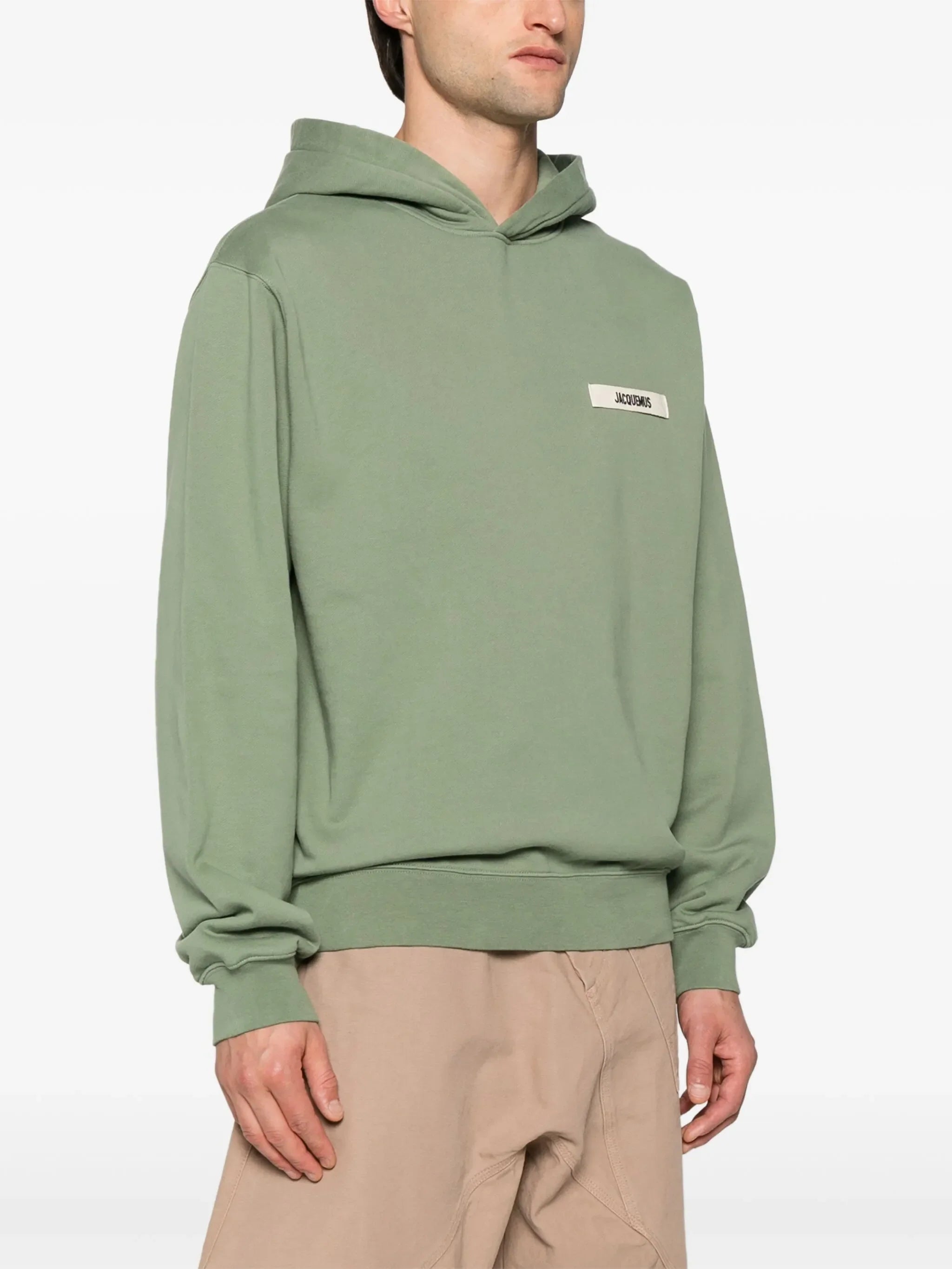 Jacquemus The Gros Grain Hoodie Green
