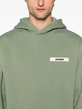 Jacquemus The Gros Grain Hoodie Green