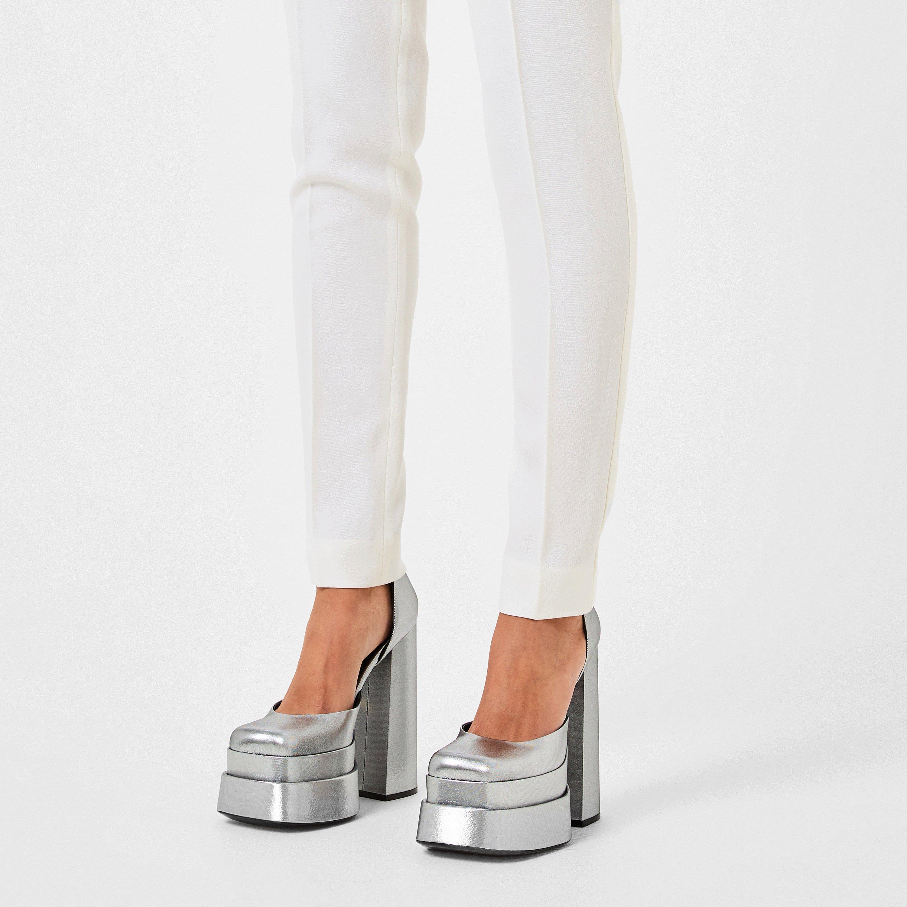 Medusa Charm Platform Heels