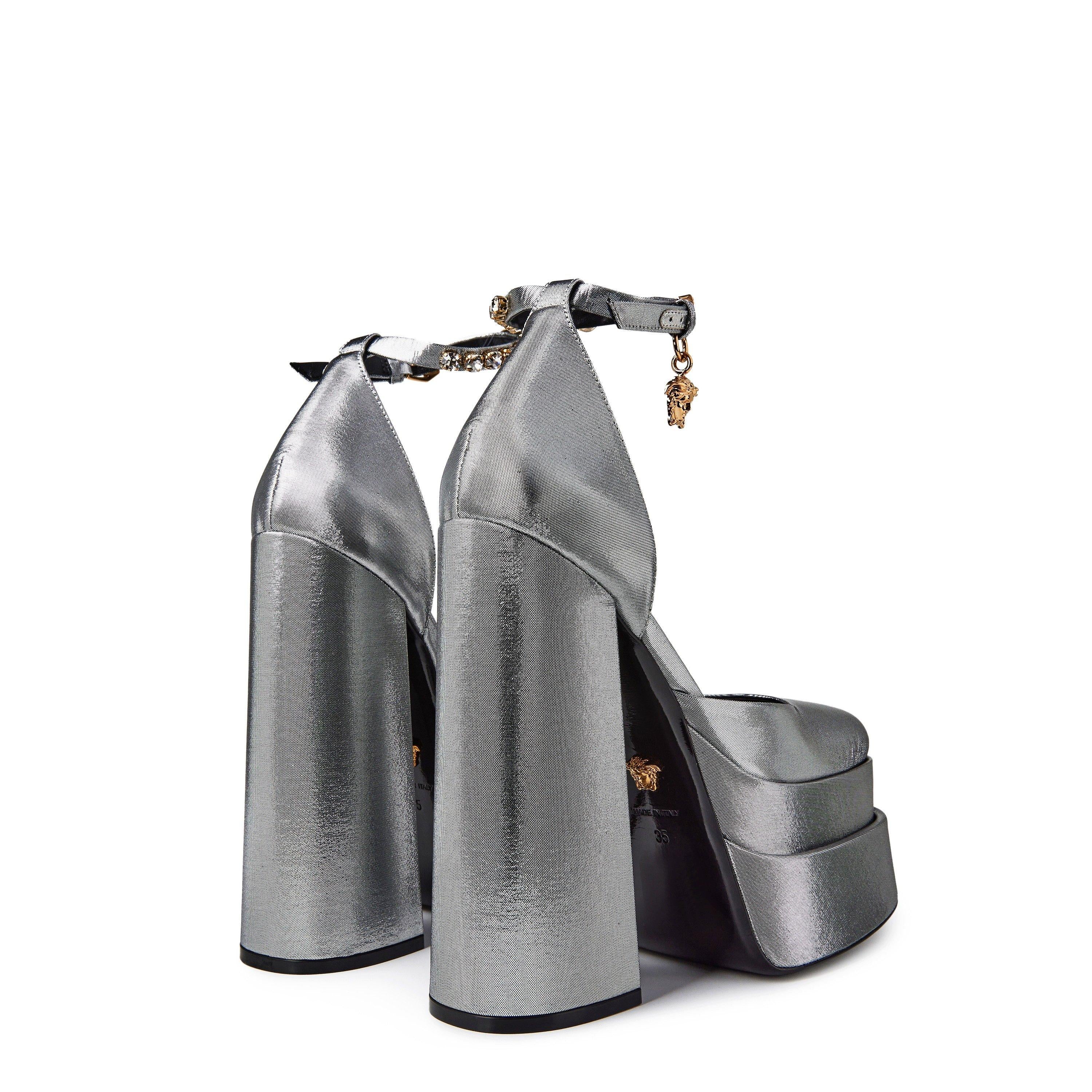 Medusa Charm Platform Heels