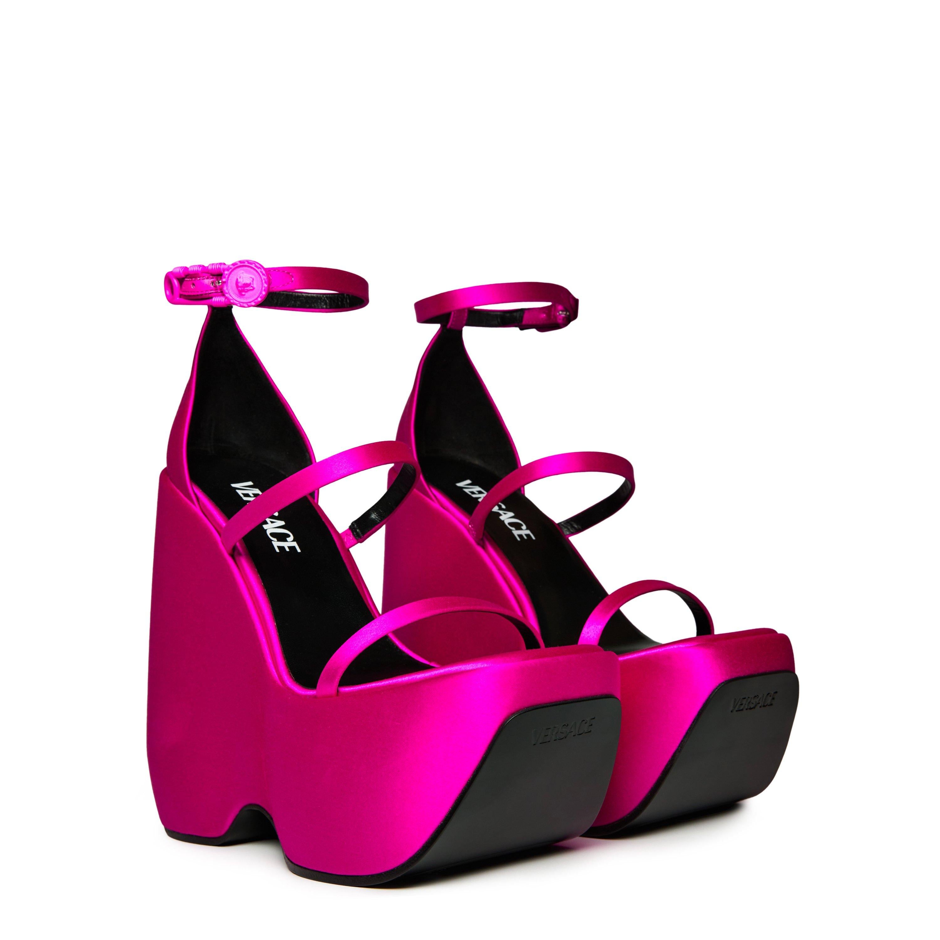 Triplatform Ankle Strap Sandals