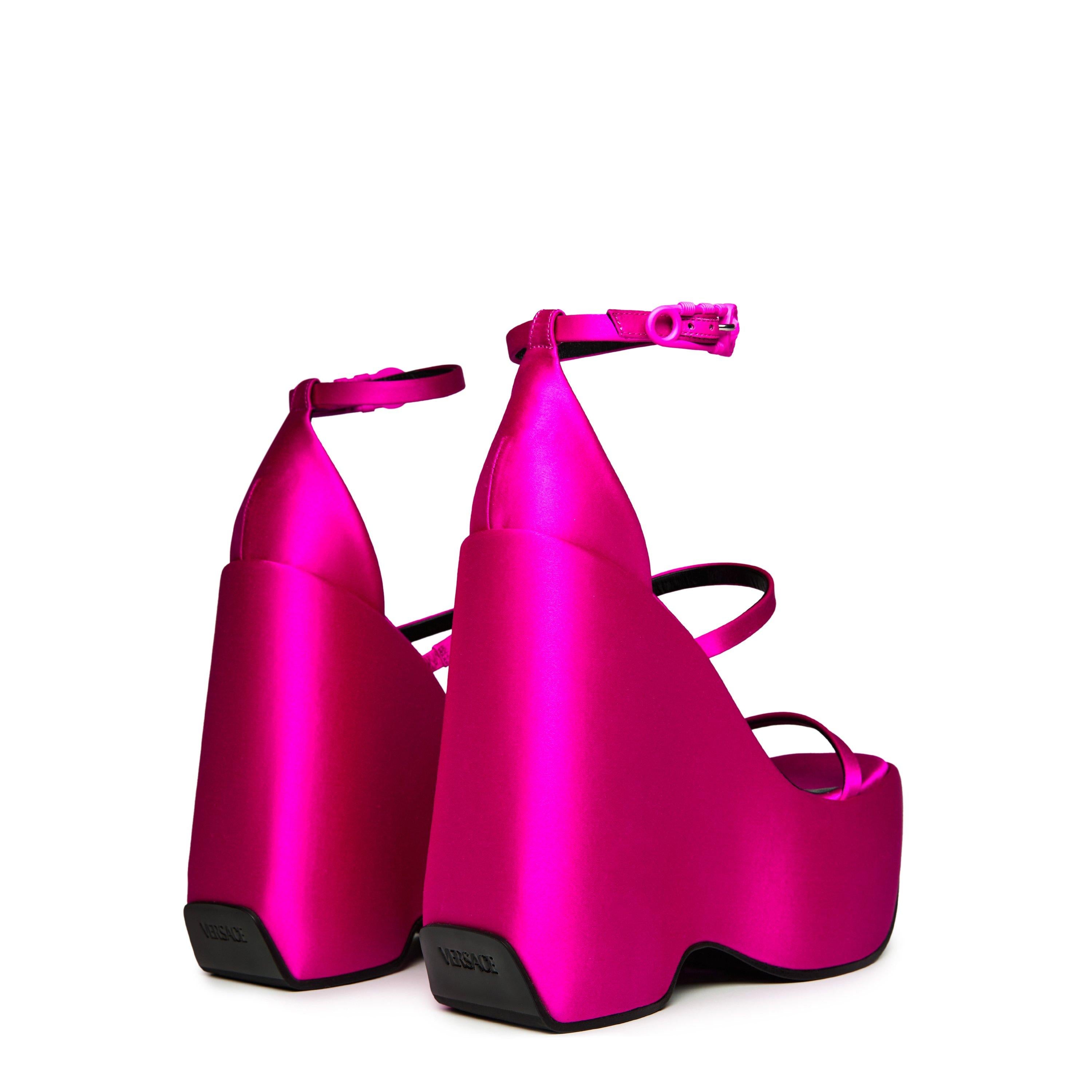 Triplatform Ankle Strap Sandals