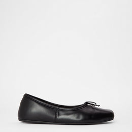 Leather Brigitte Ballerina Pumps