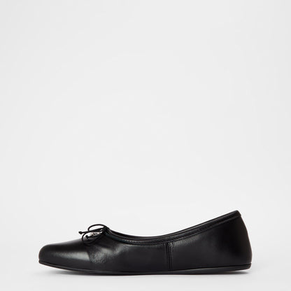 Leather Brigitte Ballerina Pumps