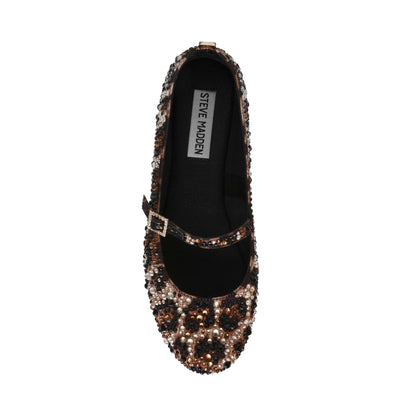 Brissa Leopard Ballet Pumps