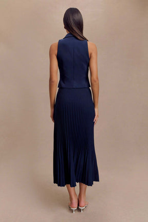 Mura Suiting Vest - Navy