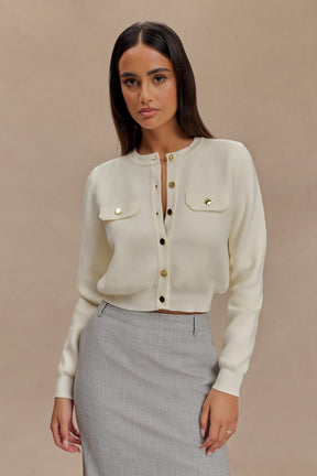 Tabitha Knit Cardigan - Ivory