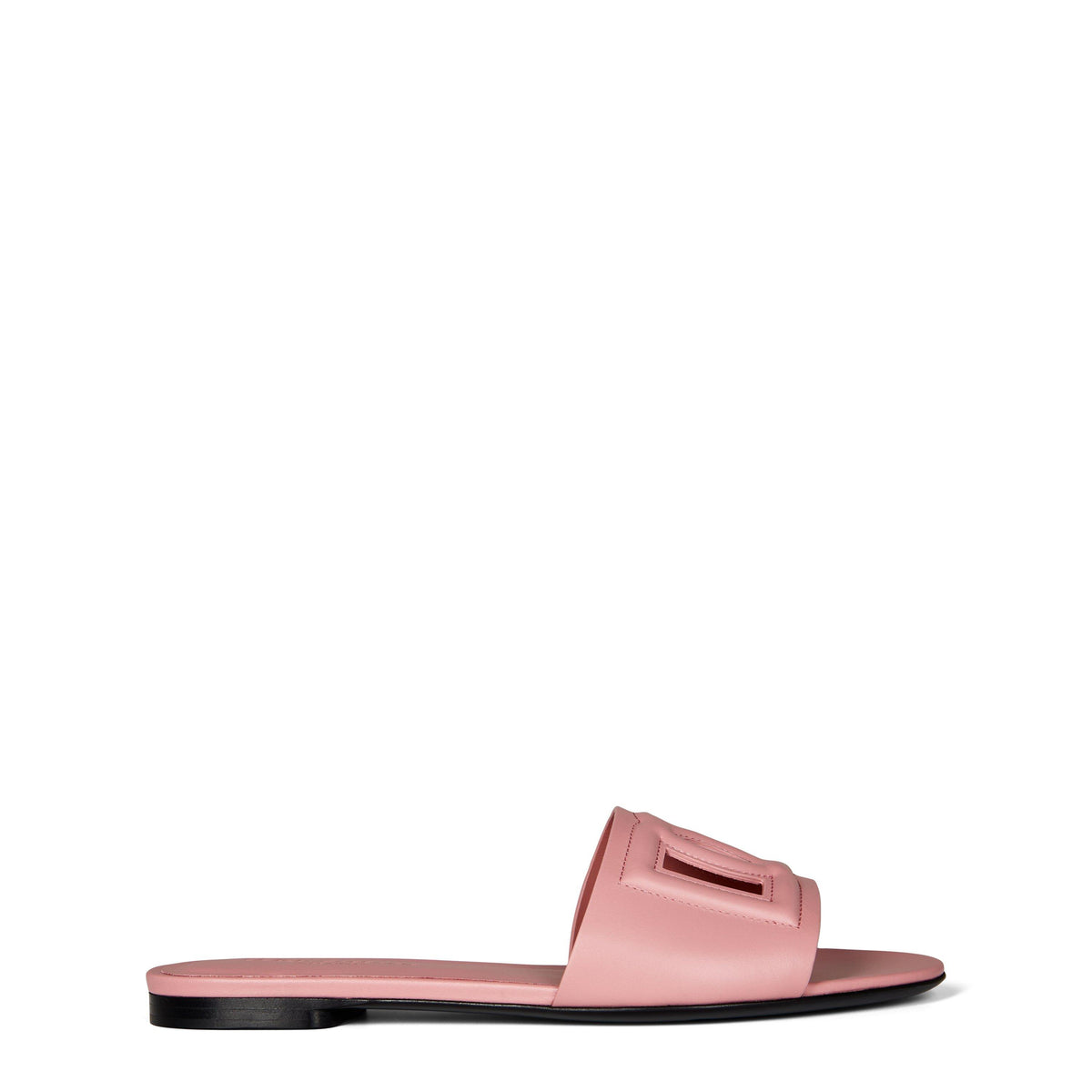 Women's Embossed Leather Bianca Sliders