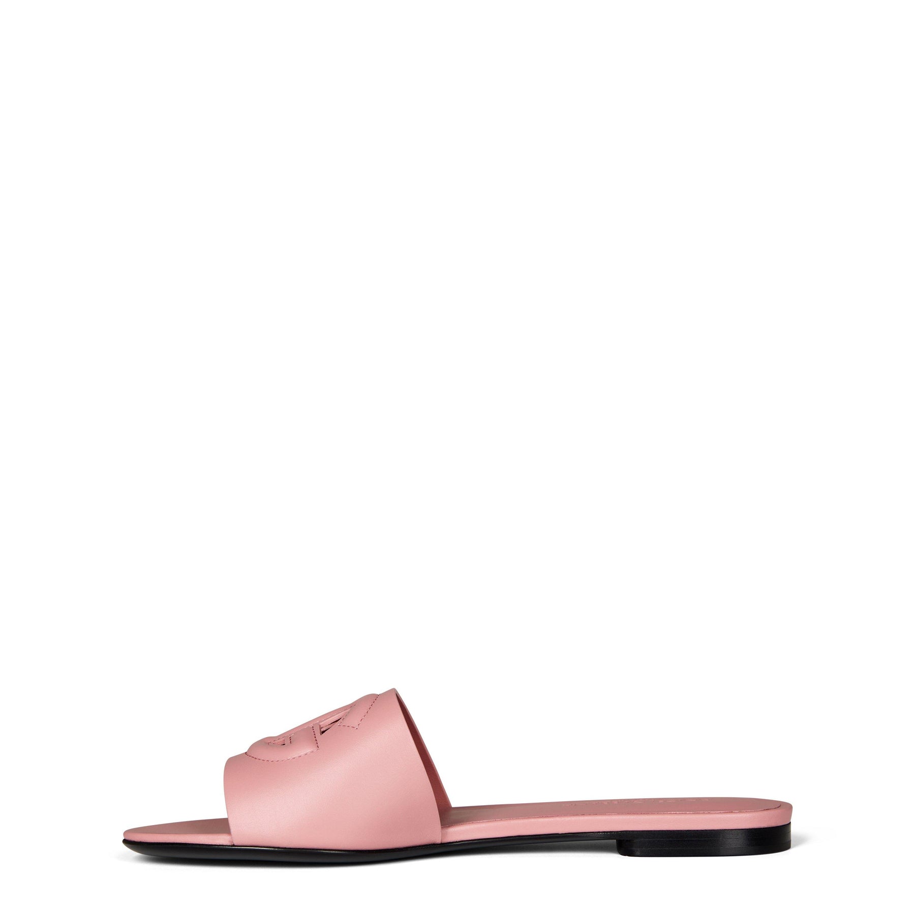 Women's Embossed Leather Bianca Sliders
