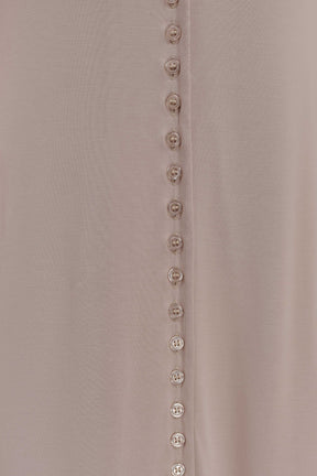 Anders Peached Jersey Midi Dress - Taupe