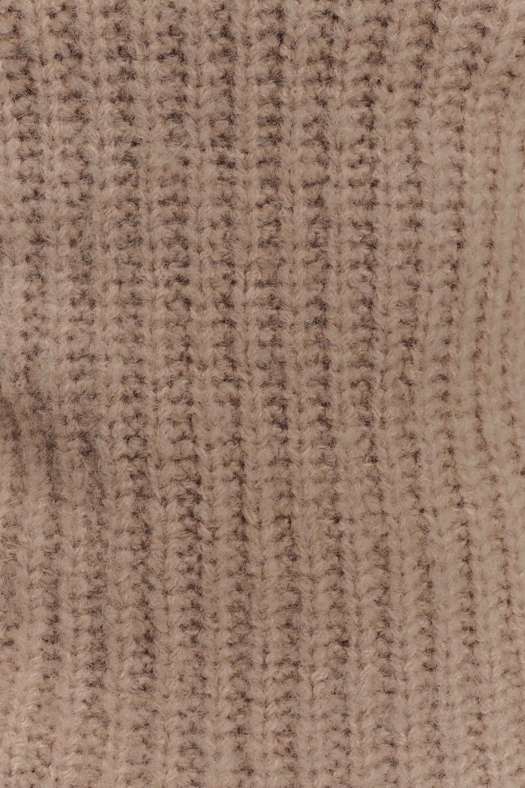 Candice Oversized Low Back Knit Jumper - Stone Marle