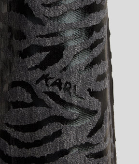 ALL-OVER ZEBRA-PRINT STRAIGHT JEANS