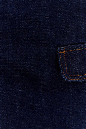 Rosalyn Mini Denim Skort - Indigo Blue