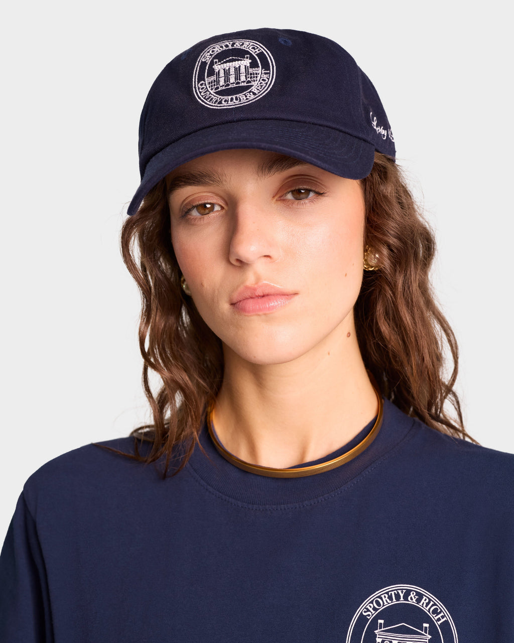 Vendome Resort Hat - Navy/White