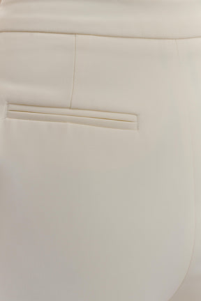 Faith Suiting Wide Leg Pant - Ivory
