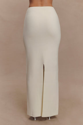 Kyle Knit Maxi Skirt - Ivory