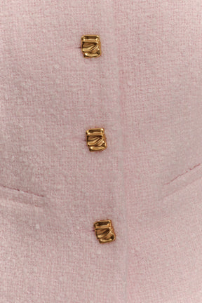 Cleo Boucle Jacket - Powder Pink