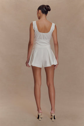 Issy Cotton Shorts - White