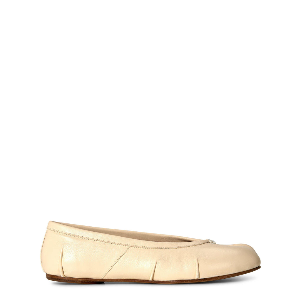 Leather Tabi Ballet Flats