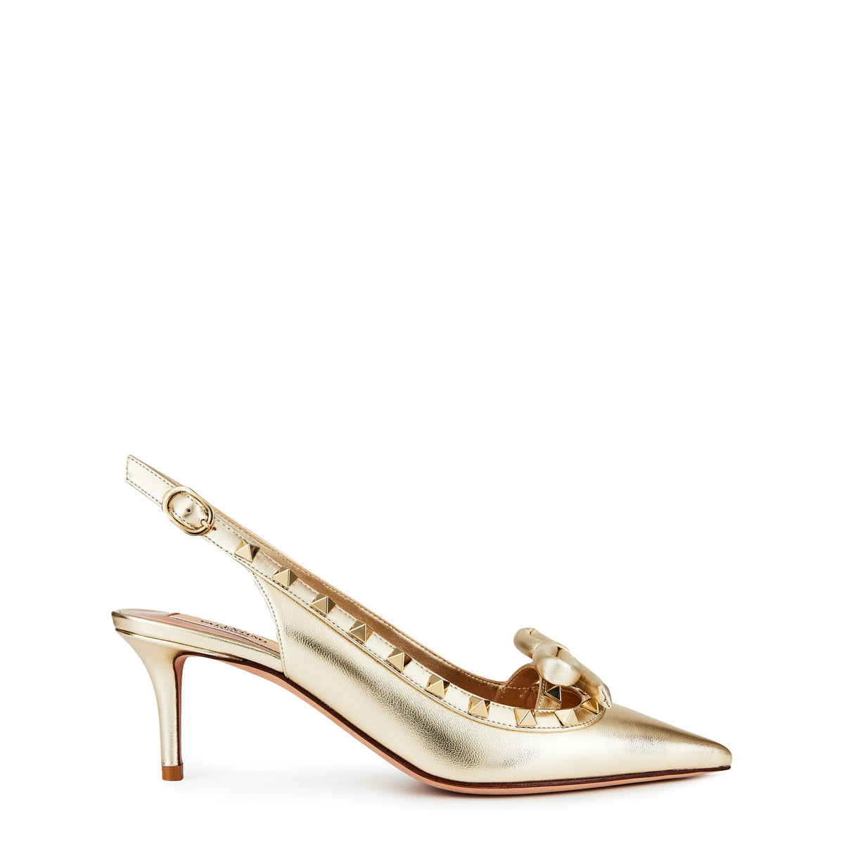 Rockstud Slingback Pumps