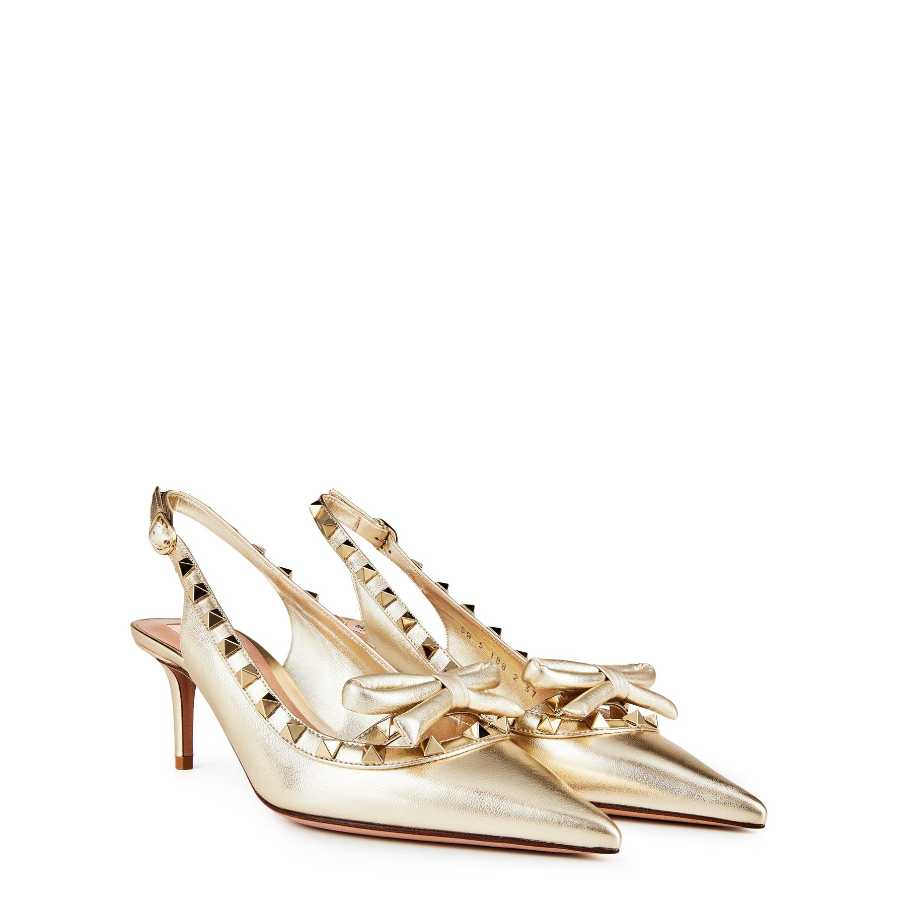 Rockstud Slingback Pumps