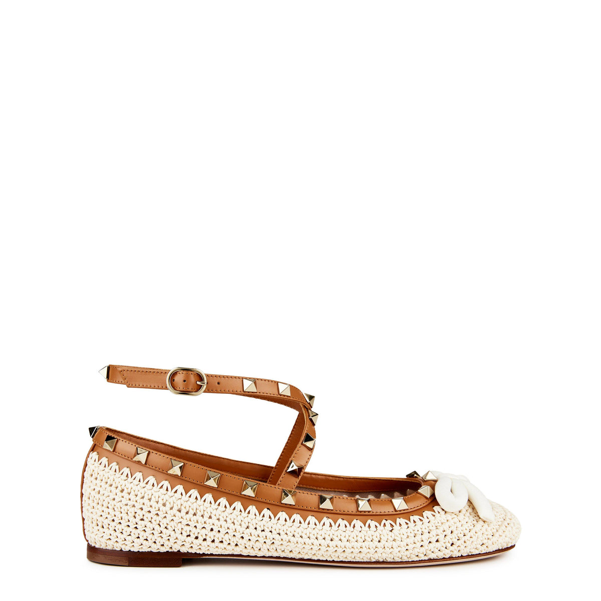 Rockstud Crochet Ballerina